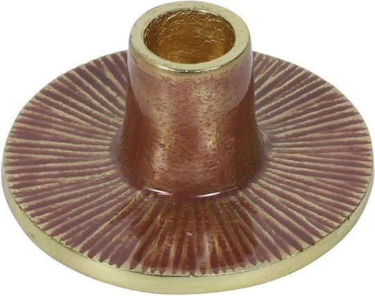 Atmosphera Atmosphera Christmas Metal Candlestick Copper Mushroom 9cm