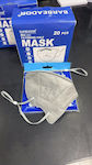 Max Protective Mask FFP2 Gray 20pcs