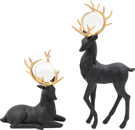 Keskor Decorative Deer Polyresin Deer 16x7x19cm 1pcs