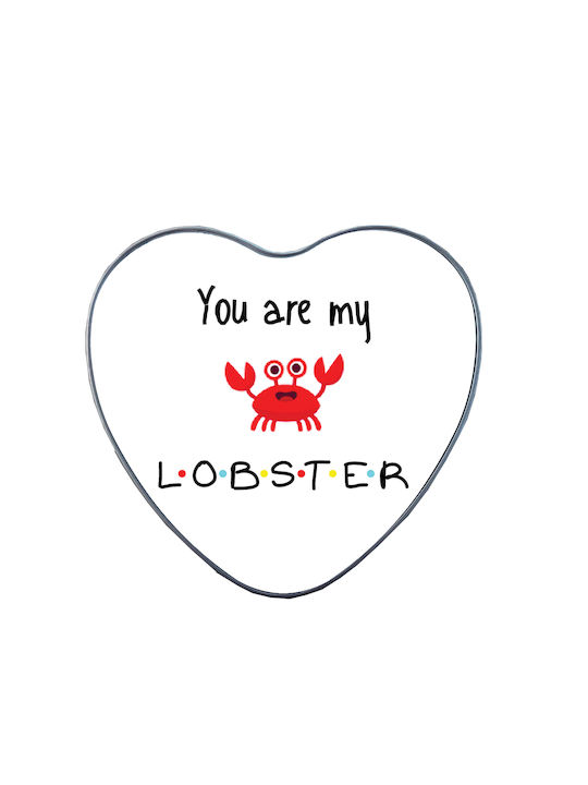 Handmade Metal Alloy Heart Box You Are My Lobster Friends TV No12 Valentine's Day 15x14x4.5cm