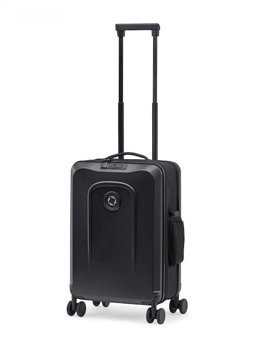 Senz° Senz Foldable Carry On Trolley Черна с 4 колела Височина 55см.