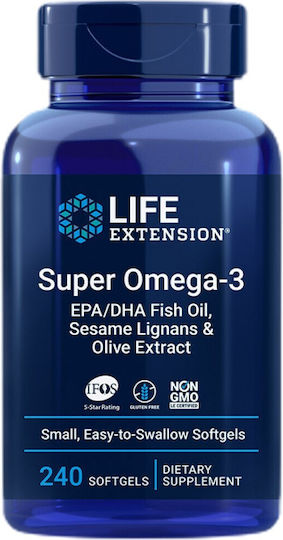 Life Extension Super Omega-3 Fish Oil 240 softgels