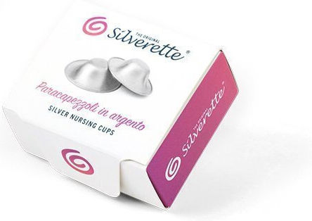 Silverette Waschbare Muscheln / Becher XL Brustwarzenkügelchen 2 Stück
