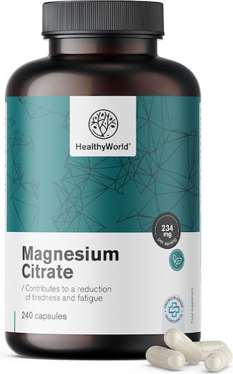 Healthy World Magnesium Citrate 234mg 240 Mützen