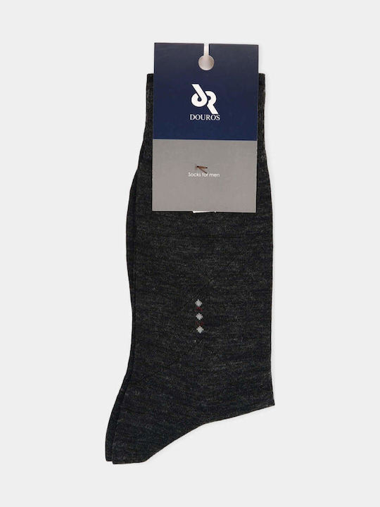 Douros Socks Herren Einfarbige Socken Charcoal ...