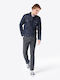 Trousers in Regular Fit Dark Blue