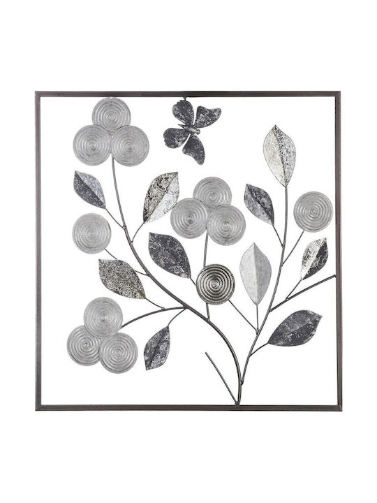 Decorațiune de Perete Florale Metal Atmosphera