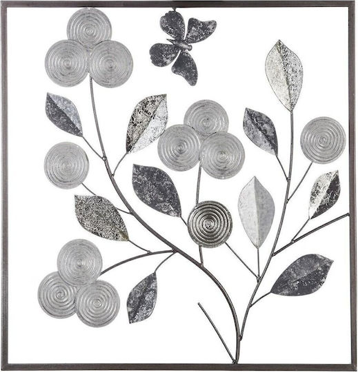 Decorațiune de Perete Florale Metal Atmosphera