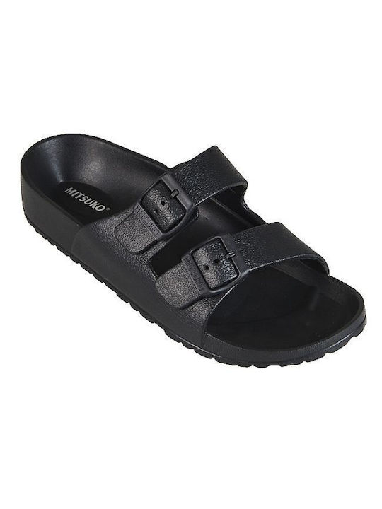 Mitsuko Men's Slides Black