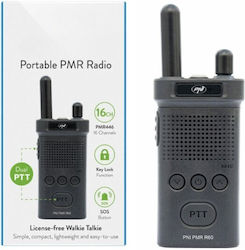 PNI R60 Безжичен Трансивър PMR 0.5W без Екран В Черен Цвят