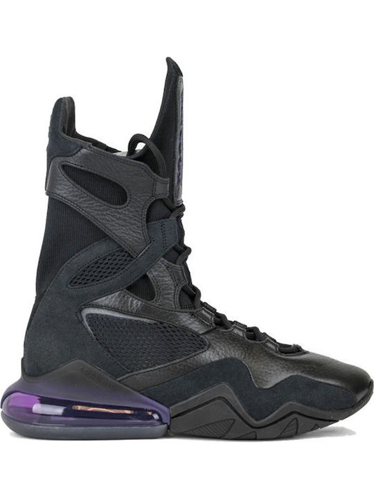 Nike Air Max Box Ψηλά Γυναικεία Παπούτσια Πυγμαχίας Μαύρα