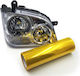 Yellow Protective Film Headlights Taillights Dimensions 60 Cm X 60 Cm Protects Against Scratches Chemicals Uv Radiation Extreme Weather Conditions Reduces Risk Yellowing Cracking