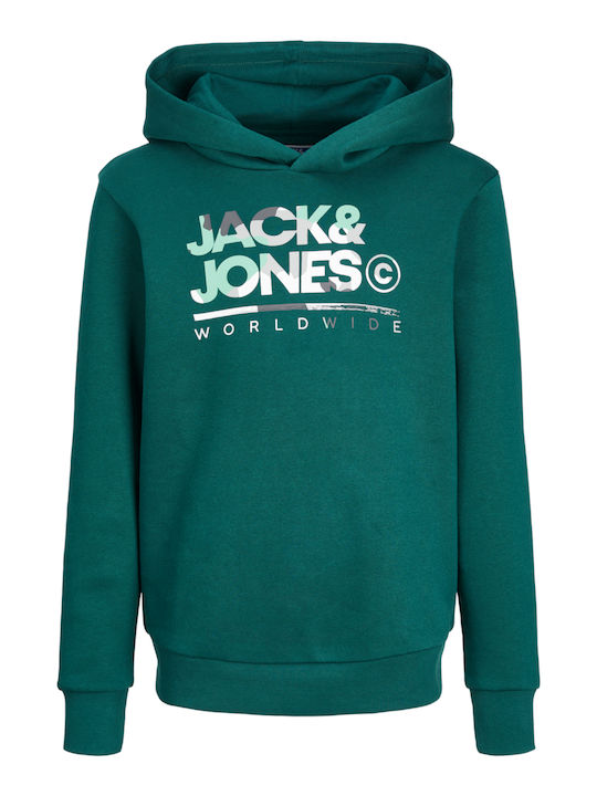 Jack & Jones Παιδικό Φούτερ Πετρόλ