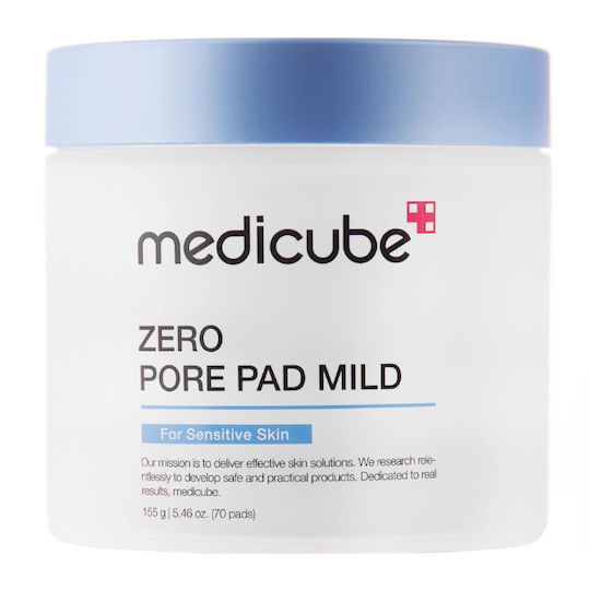 Medicube Zero Pore Mild Pads Facial Toning for Sensitive Skin 70pcs