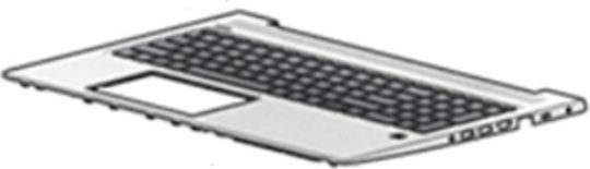 Hp Top Cover with Keyboard Czech Slovakian Keyboard Backlit for Hp Probook 450 G6