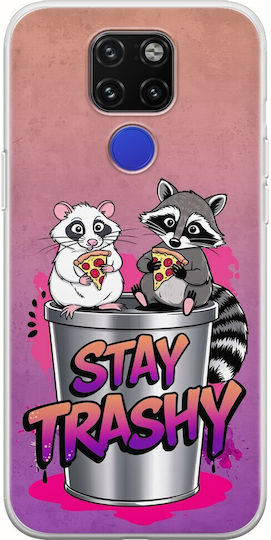 Stay Trashy Huawei Mate 20 Flexible Tpu Διάφανη Σιλικόνη
