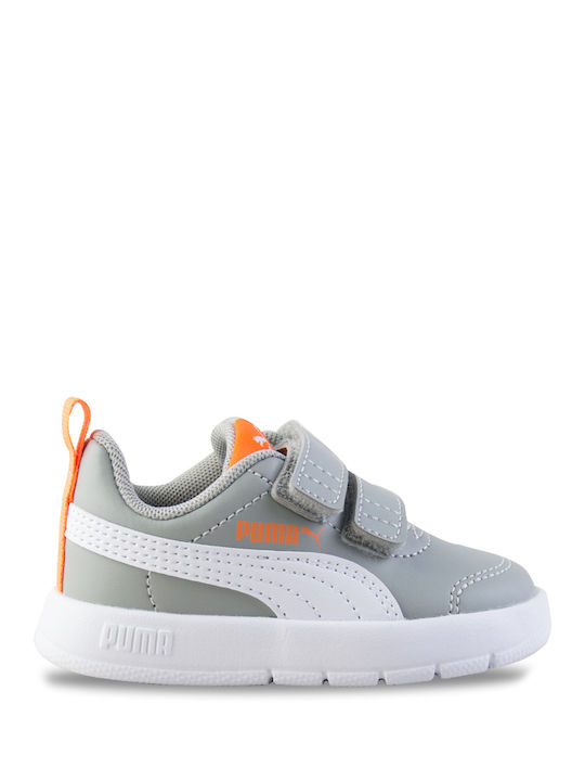 PUMA Courtflex V3 V Inf Παιδικά Sneakers με Σκρ...