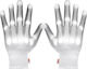 Led Karneval Handschuhe Weiß für Halloween 1Stück