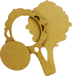 Decorative Designs MDF Stamperia Hand Mirror
