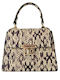 Leather Women's Bag Handbag Beige