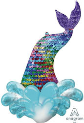 39" Mermaid Tail Sequin Balloon