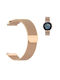 Strap Milanese Mesh Steel Golden Rose 20mm Samsung Galaxy Watch4/5/6/7/FE/4 Classic/6 Classic/5 Pro