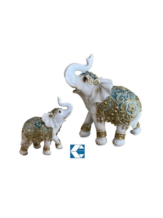 Galifas Decorative Elephant Polyresin 18x7.5x19cm 1pcs