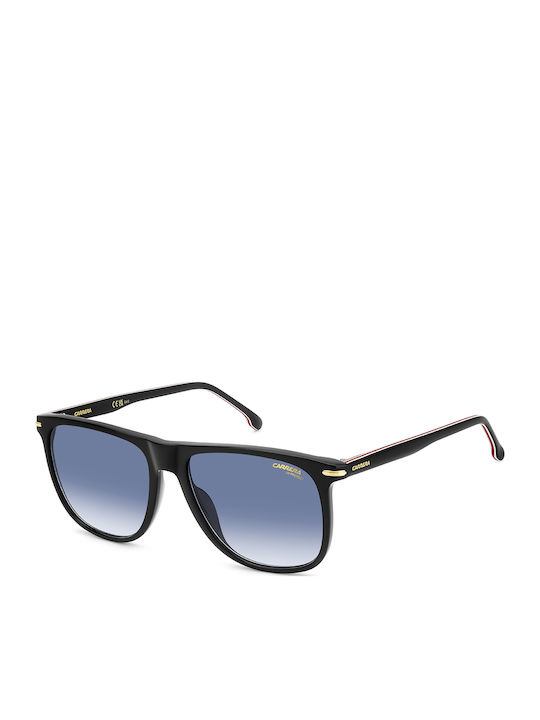 Carrera Ochelari De Soare Pentru Bărbați Cu Ramă Neagră Din Plastic Și Lentile Gri Degrade 349/S 2M2/08