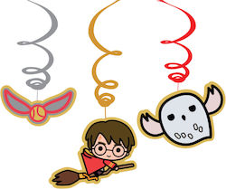 Swirl Ceiling Decorations Harry Potter 6 Pieces
