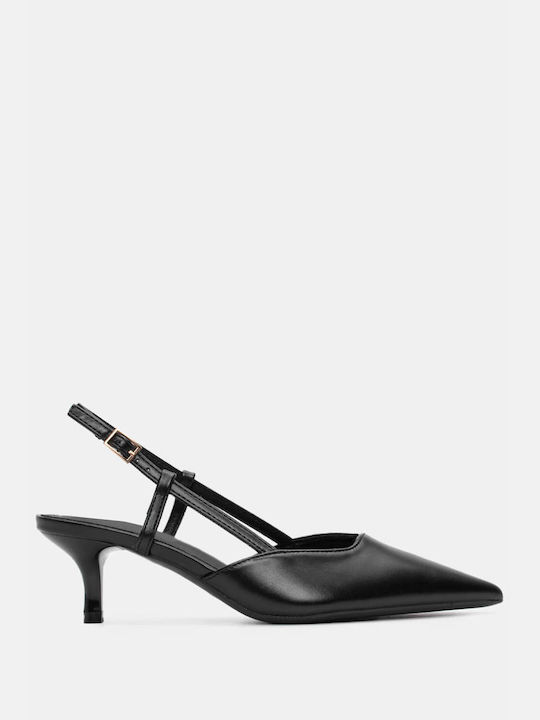 Luigi Pointed Toe Black Heels