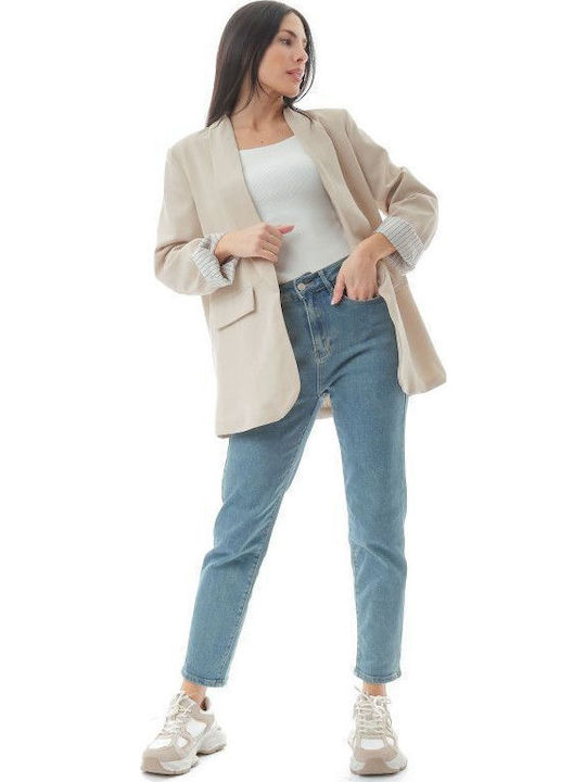 Silia D Women's Blazer Beige