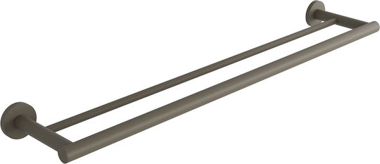Verdi Double Wall-Mounted Bathroom Rail Green