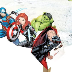 Față de masă din plastic cu tematică Avengers pentru petrecere
