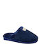 Winter Women's Slippers with Fur Blue