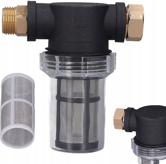 Water Filter 3/4" F 3/4" M 40 Microns Metal Screen 10 Bar