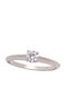 Tasoulis Jewellery Collection Μονόπετρο από Λευκόχρυσο 14K