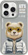 Nimmy Glasses Cool 2.0 Back Cover Silicon Plastic Rezistent La Apă Bear iPhone 15 Pro