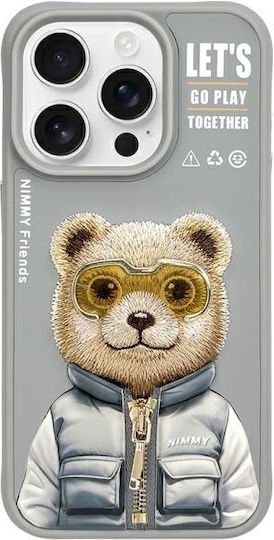Nimmy Glasses Cool 2.0 Back Cover Silicon Plastic Rezistent La Apă Bear iPhone 15 Pro