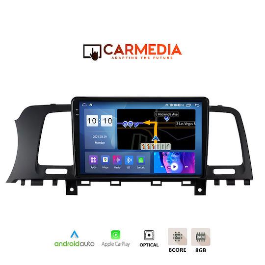 Carmedia Car Audio System for Nissan Murano 2007-2014 (Bluetooth/USB/AUX/WiFi/GPS/Apple-Carplay/Android-Auto) with Touch Screen 9.5"