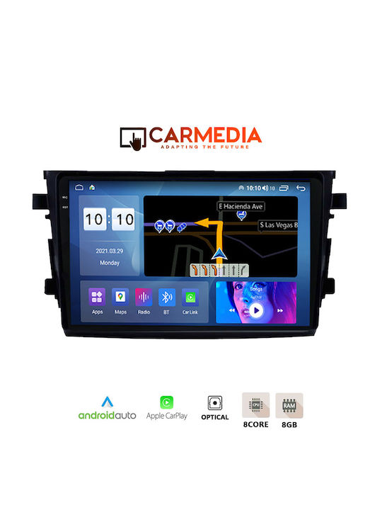 Carmedia Sistem Audio Auto pentru Suzuki Celerio 2015 (Bluetooth/USB/AUX/WiFi/GPS/Apple-Carplay/Android-Auto) cu Ecran Tactil 9.5"
