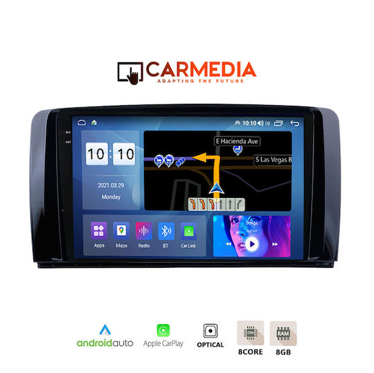 Ηχοσύστημα Αυτοκινήτου για Mercedes-Benz R-Class 2006-2015 (Bluetooth/USB/AUX/WiFi/GPS/Apple-Carplay/Android-Auto) με Οθόνη Αφής 9.5"