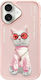 Nimmy Nimmy Handyhüllen Silikon Kunststoff Wasserdichte Rosa Rückseite für iPhone 16