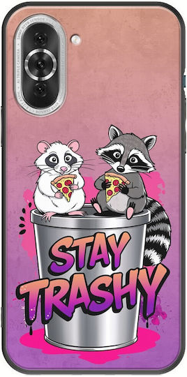Bleib Trashy Huawei Nova 10 Pro Schwarzes TPU Schwarzes Silikon
