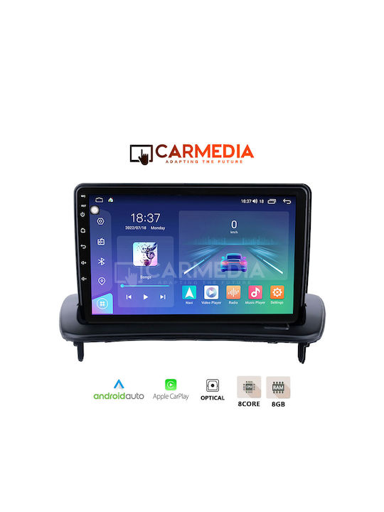 Carmedia Sistem Audio Auto pentru Volvo C30 / S40 2004-2013 (Bluetooth/USB/AUX/WiFi/GPS/Apple-Carplay/Android-Auto) cu Ecran Tactil 9.5"