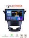Carmedia Auto-Audiosystem für Ssangyong Korando 2014 (Bluetooth/USB/AUX/WiFi/GPS/Apple-Carplay/Android-Auto) mit Touchscreen 9.5"