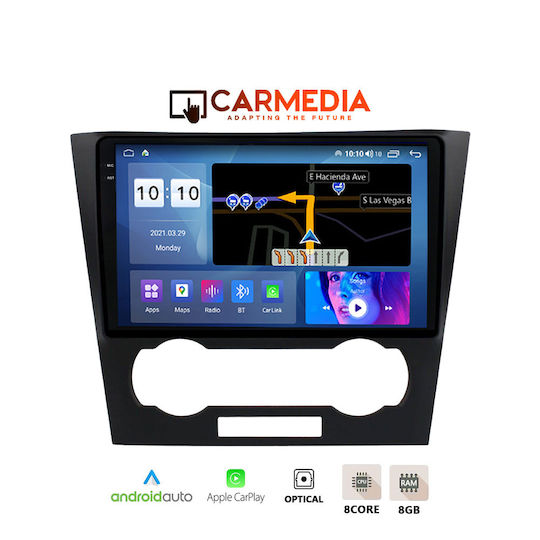 Carmedia Auto-Audiosystem für Chevrolet Epica 2006-2012 (Bluetooth/USB/AUX/WiFi/GPS/Apple-Carplay/Android-Auto) mit Touchscreen 9.5"