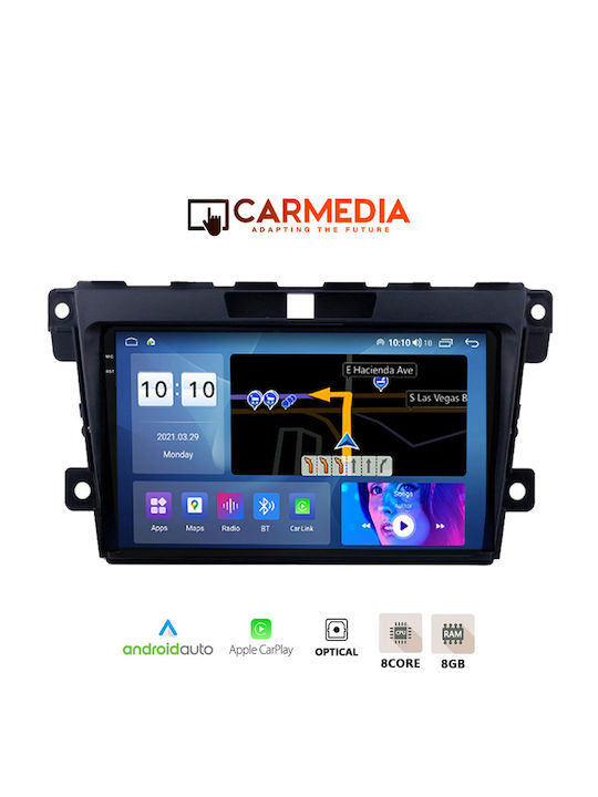 Carmedia Auto-Audiosystem für Mazda CX-7 2006-2012 (Bluetooth/USB/AUX/WiFi/GPS/Apple-Carplay/Android-Auto) mit Touchscreen 9.5"