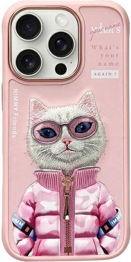 Nimmy Nimmy Handyhüllen Silikon Kunststoff Wasserdicht Rosa Weiß Reichtum und Schönheit Für iPhone 16 Pro Max
