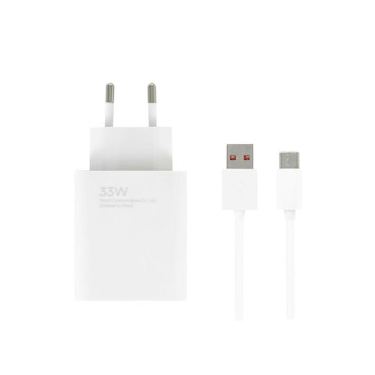 Xiaomi Charger with USB-A Port and Cable USB-C 33W Whites (BHR9956EU)