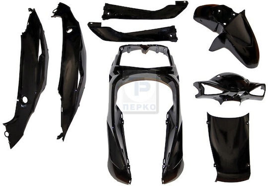 Κιτ Πλαστικων Sym Symphony Sr 125 8 Τεμ Μαυρο